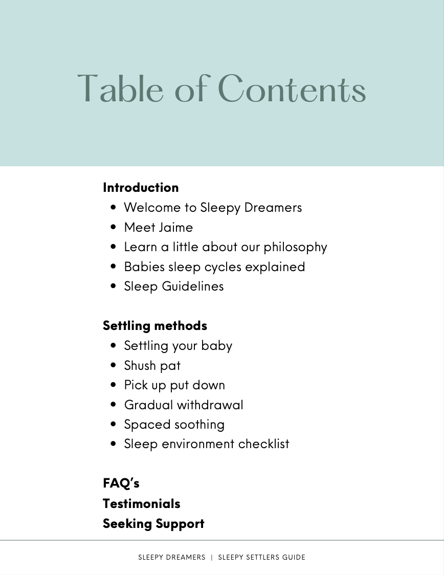 Sleepy Settlers Guide